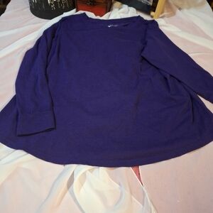 Terra & Sky Rich Purple Long Sleeve Tee